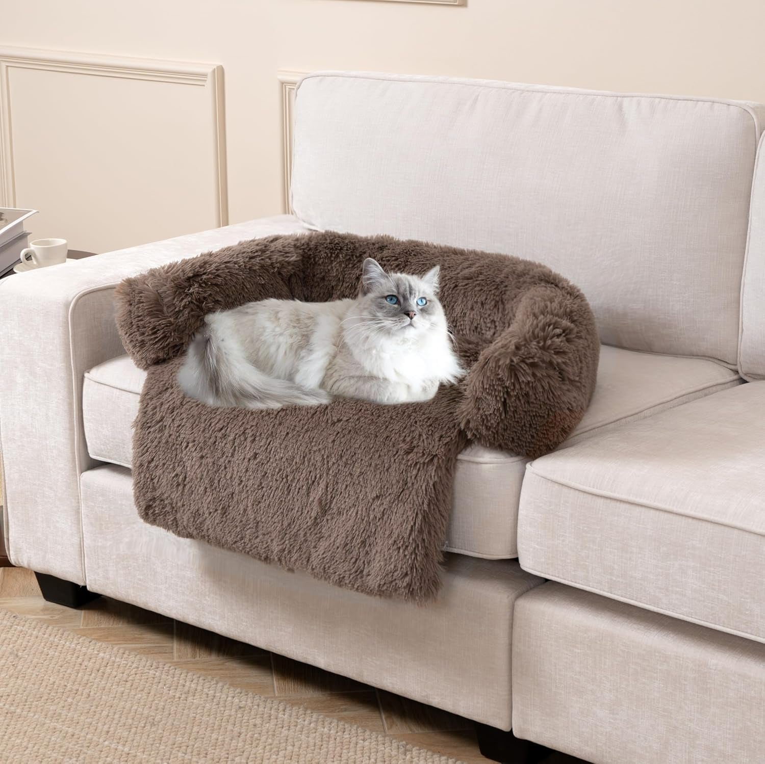 calming-dogs-cats-bed-mats-dog-pad-washable-removable-couch-cover-plush-long-fur-mat-for-pets-waterproof-lining-perfect-for-small-medium-and-large-dogs-and-cats-gradient-gray-36x31