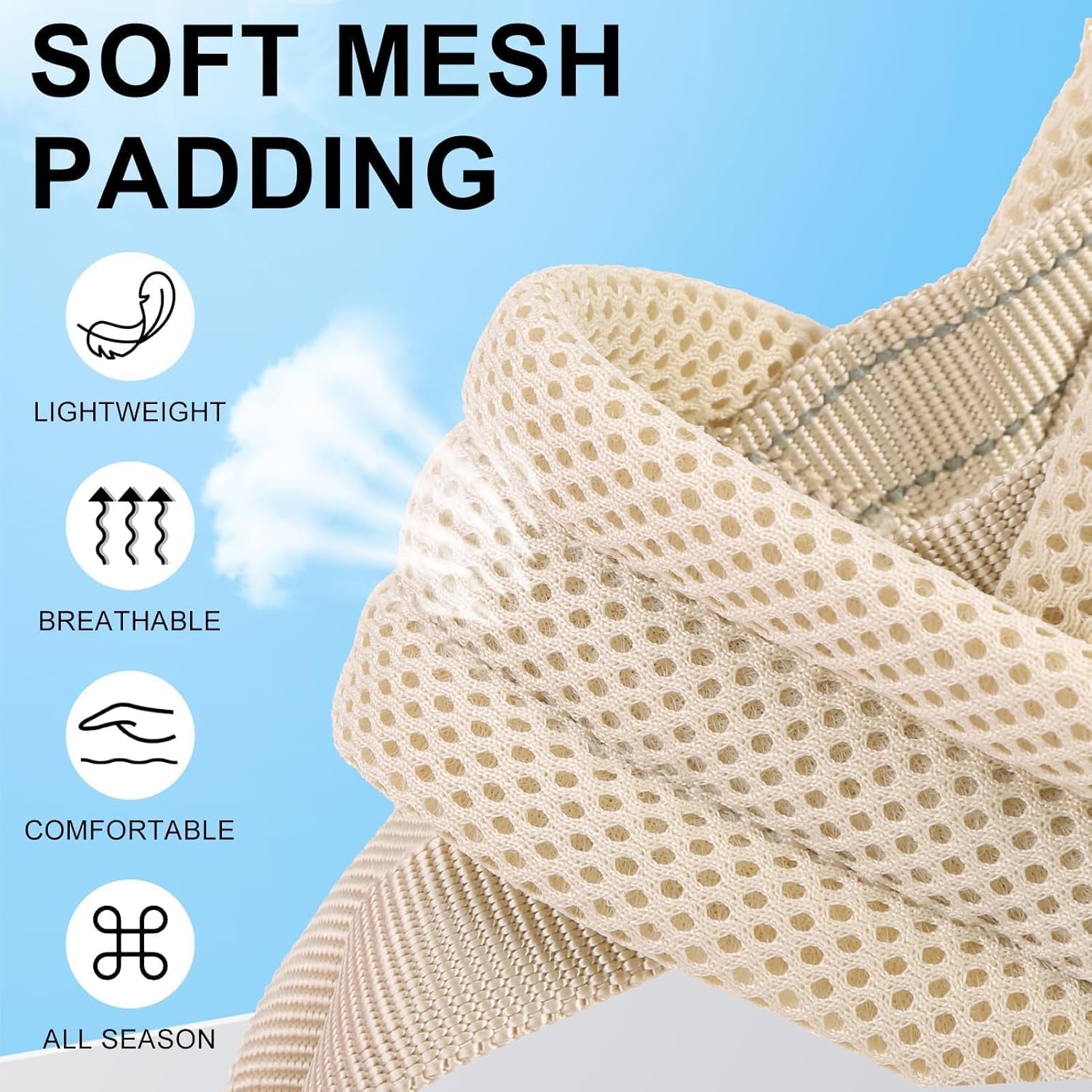 beautyzoo-dog-harness-no-pull-quick-fit-dog-harness-and-leash-set-escape-proof-vest-harness-with-soft-handle-reflective-breathable-mesh-padding-harness-for-medium-size-dog-training-walking-beige-m