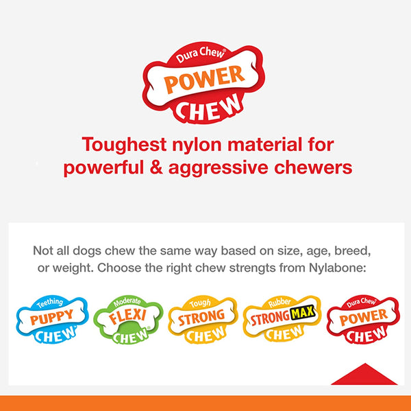 Nylabone Power Chew Comfort Hold X Bone Dog Chew Toy, Beef Flavor, Small | Small Breeds, Durable Dog Toys for Dogs up to 25 Lbs, Teeth-Cleaning Textures, Discourages Destructive Chewing, Long Lasting4