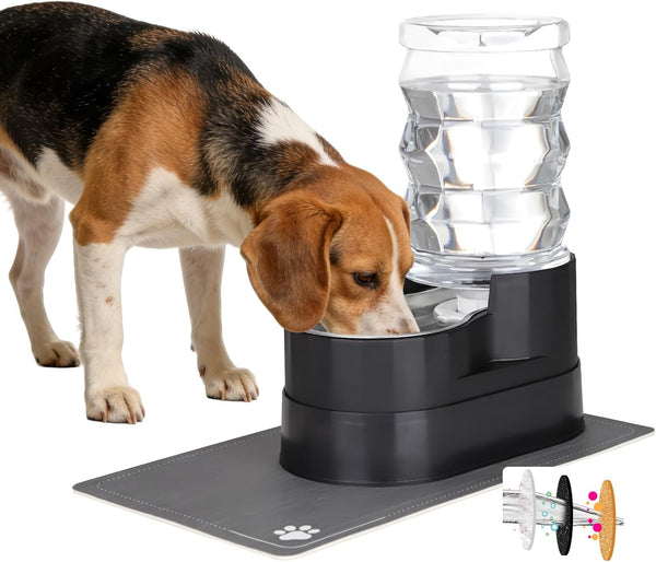 RIZZARI 8L Gravity Dog Water Dispenser: Stainless Steel Bowl Anti-Splash | Wide Mouth Easy Cleaning/ Dishwasher Safe/No Electricity Needed/ Filtered Fresh Water / Multi-Pet Homes27