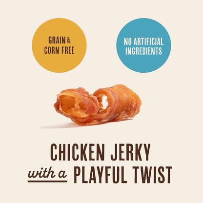 Waggin' Train Chicken Jerky Curls Dog Treats, Made with 100% Real Chicken Breasts, Only Two All-Natural Ingredients, Great High Protein Dog Treat, Easily Digestible for Big or Small Dogs, 16 Oz. Pouch6