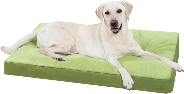 Dog Crate Bed Waterproof Deluxe Plush Dog Beds with Removable Washable Cover Anti-Slip Bottom Pet Sleeping Mattress for Large, Medium, Jumbo, Small Dogs, 41 X 27 Inch, Gray19