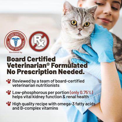 Dave'S Pet Food Renal Cat Treats for Cat Kidney Support, (NEW Recipe!) Semi-Moist Healthy Treats with Kidney Support for Cats, Made in USA (2 Pack)2