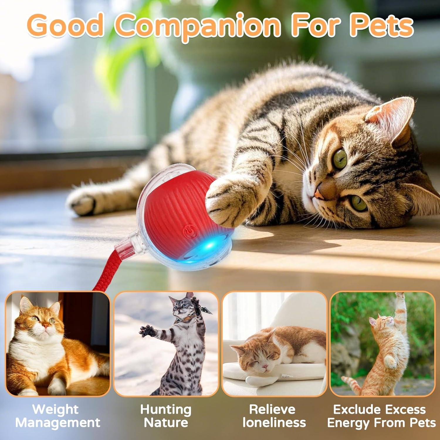 goosheep-2pk-automatic-rolling-interactive-cat-toys-ball-for-indoor-cat-dog-red-grey-3-modes-led-light-360-smart-automatic-rolling-suitable-for-multi-cat-families-for-indoor-cats-and-small-dogs