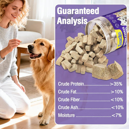 Freeze Dried Chicken Cat Treats 100G - Natural Chicken Cube Snacks,High Protein Grain Free - Healthy Dog Treats for Daily Hip & Joint Care,Pet Training Reward Snack7