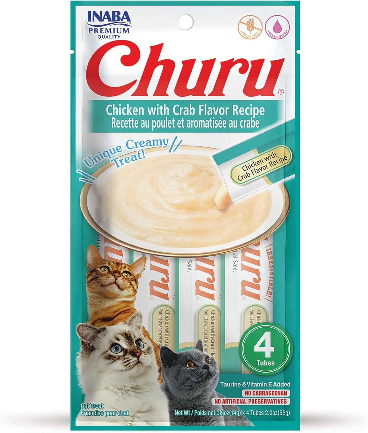 inaba-churu-cat-treats-grain-free-lickable-squeezable-creamy-puree-cat-treat-topper-with-vitamin-e-taurine-0-5-ounces-each-tube-4-tubes-tuna-with-salmon-recipe