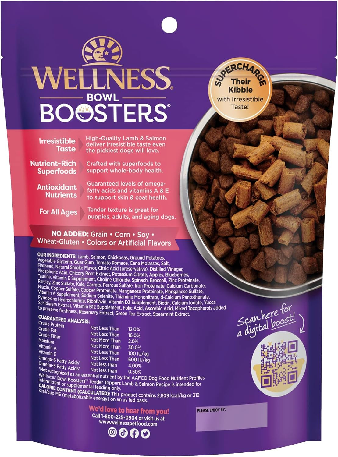 wellness-bowl-boosters-tender-toppers-dog-food-topper-for-small-medium-and-large-breeds-grain-free-natural-lamb-and-salmon-recipe-8-oz-bag