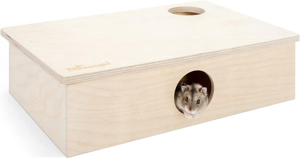 Niteangel Multi-Chamber Hamster House Maze: 2 Entrance 6 Rooms Maze Habitat | No-Disturb Removable Lid - Encourage Pets Hide and Explore Freely Hideout & Tunnel Maze Toys for Hamster Gerbils Mice Lemming9