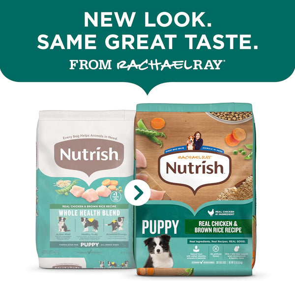 Nutrish Rachael Ray Dry Dog Food Puppy, Real Chicken & Brown Rice Recipe, 13 Lb. Bag2