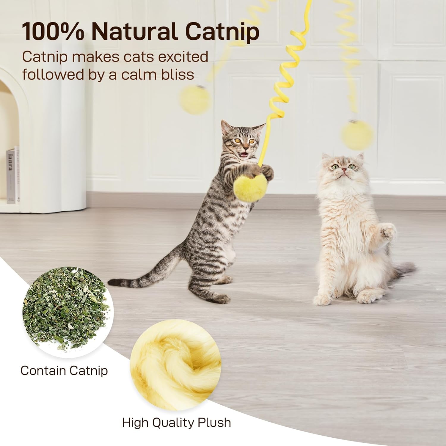 potaroma-hanging-fluffy-cat-catnip-ball-toys-3-pcs-with-bell-interactive-cat-teaser-retractable-toys-indoor-kitten-play-chase-exercise-physical-stimulation-cat-teaser-retractable-toys-indoor-kitten-play-chase-exercise-physical-stimulation