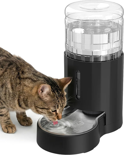 JUNSPOW Cat Water Dispenser and Stainless Steel Bowl | Automatic Gravity Water Dispenser for Cats or Small Medium Size Dogs, Large Capacity, Easy to Clean and Safe for Pets7