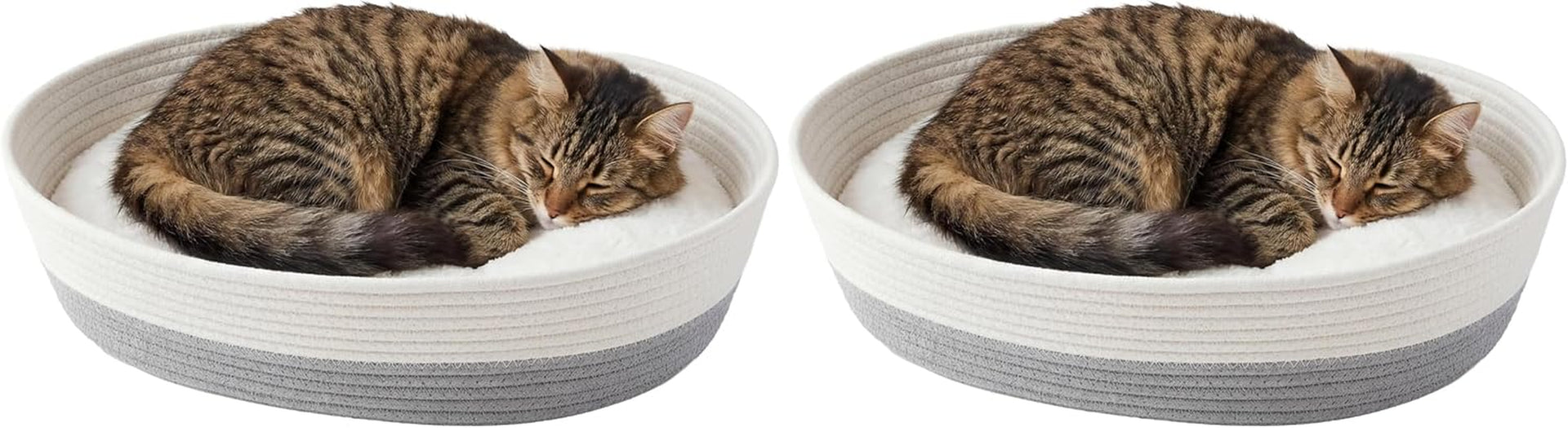 kitty-city-woven-cat-bed-with-removable-washable-cushion-cozy-braided-rope-indoor-cat-bed-with-natural-catnip-warm-round-cat-bed-for-small-to-medium-cats-14-x-19-white-grey