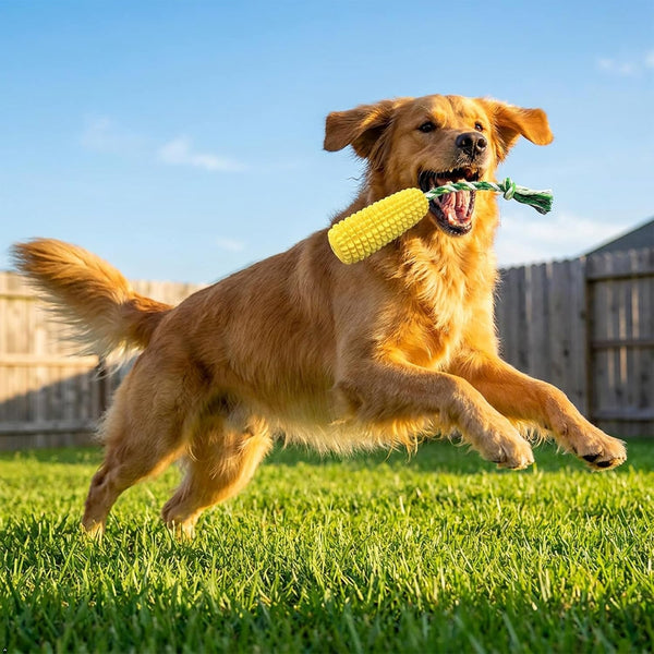 Carllg Dog Chew Toys for Aggressive Chewers, Indestructible Tough Durable Squeaky Interactive Dog Toys, Puppy Teeth Chew Corn Stick Toy for Small Medium Large Breed5