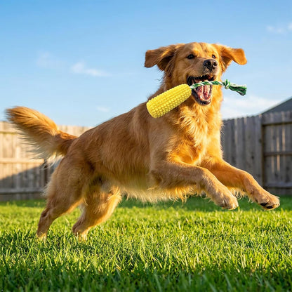 Carllg Dog Chew Toys for Aggressive Chewers, Indestructible Tough Dog Toys | Durable Squeaky Interactive Puppy Teeth Chew Corn Stick Toy for Small Medium Large Breed5