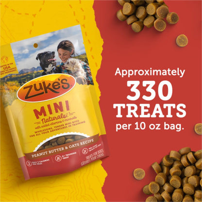 Zuke’S Mini Naturals Dog Training Treats for Dogs, Pet Treats Made with Real Peanut Butter - 10 Oz. Pouch7