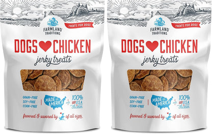 Farmland Traditions Filler Free Dogs Love Chicken Premium Jerky Treats for Dogs, 3 Lb. Bag19