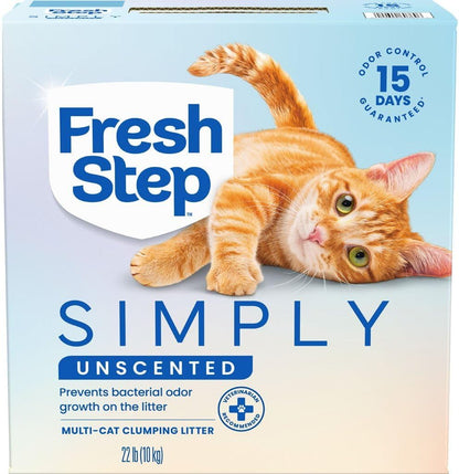 Fresh Step, Clumping Cat Litter Simply Unscented, 352 Ounce1