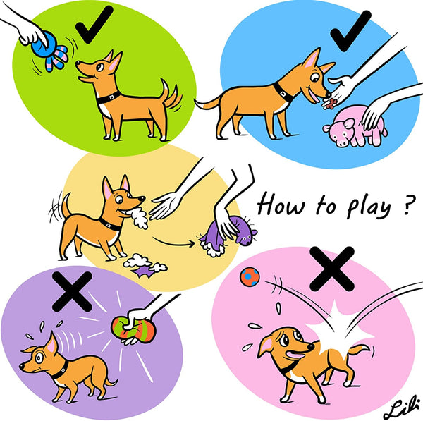 CHIWAVA 3PCS 9" Squeaky Latex Dog Toy Standing Stick Animal for Medium Dogs | Puppy Fetch Interactive Play for Small Medium Dog,Indoor & Outdoor Training Toys,Assorted Colors7