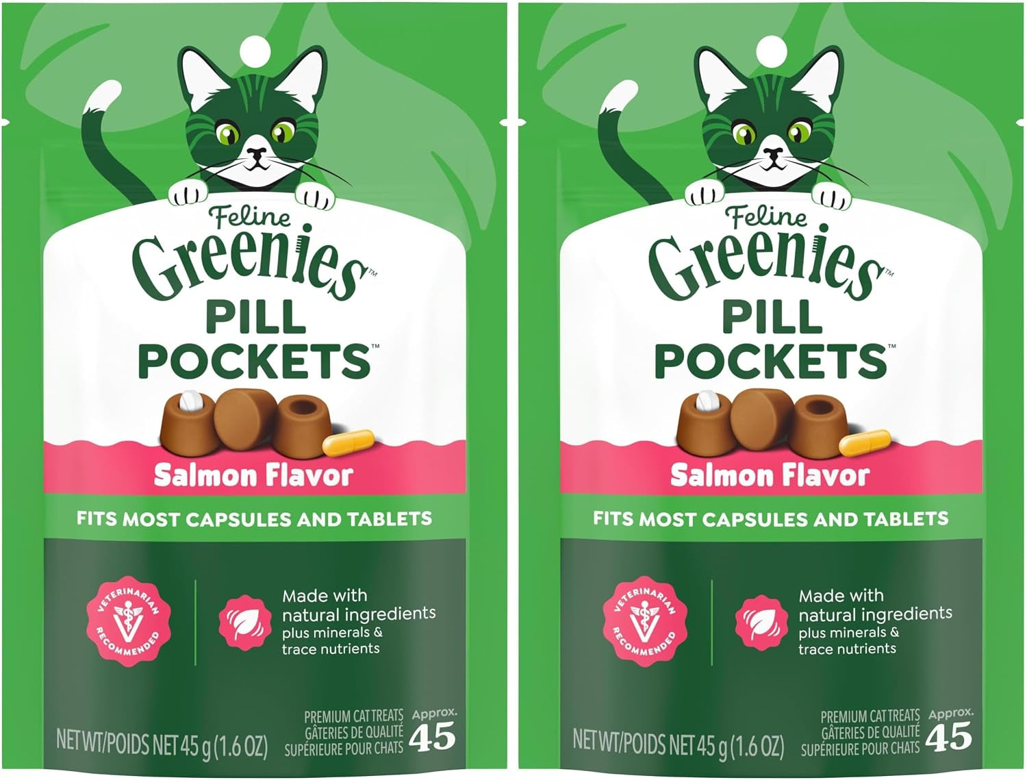 greenies-feline-pill-pockets-soft-cat-treats-chicken-flavor-85-count-1-vet-recommended-moldable-pocket-hides-pills-no-artificial-flavors-or-preservatives-real-ingredients