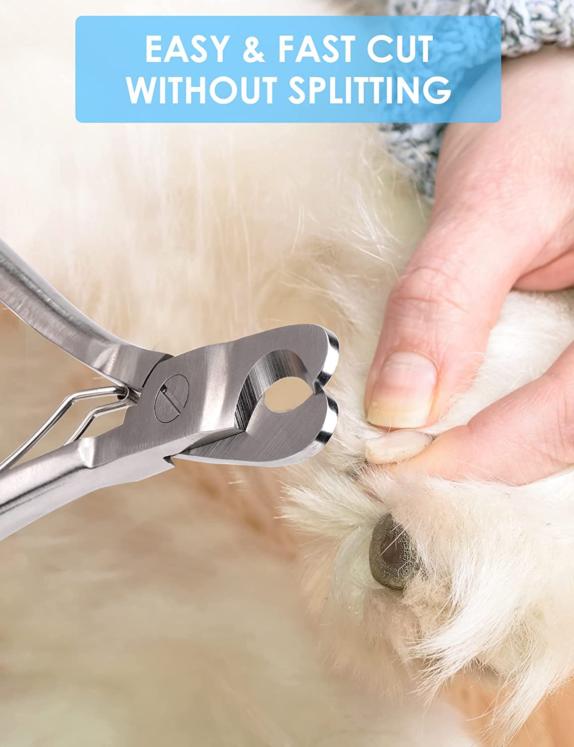 heavy-duty-dog-nail-clippers-for-large-dogs-thick-nails-silver-upgrade-wide-open-nail-trimmer-cut-like-butter-professional-full-metal-razor-sharp-for-all-dogs-with-thick-toenails