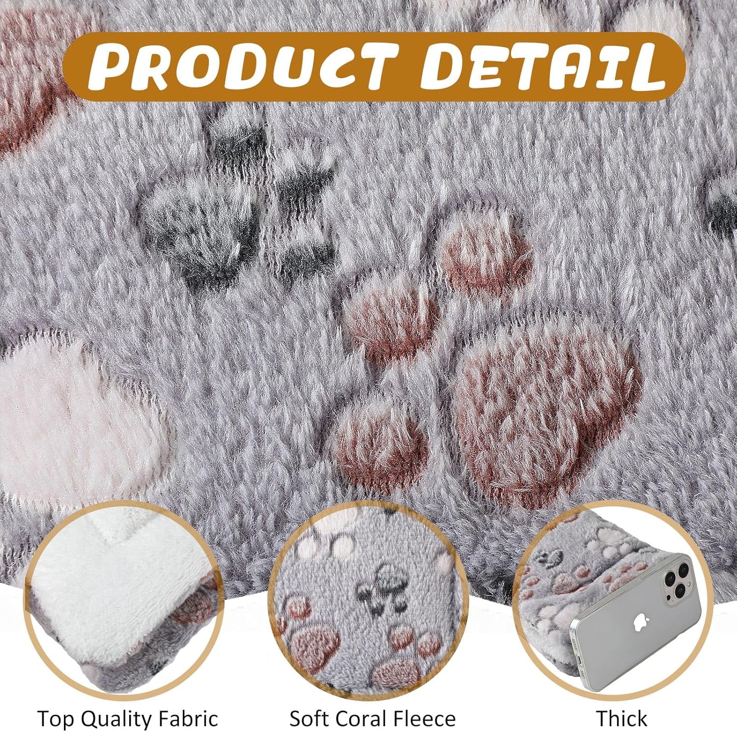 tuanse-4-pack-ultra-soft-dog-cat-bed-mat-small-animal-guinea-pig-bed-with-cute-print-reversible-fleece-dog-crate-kennel-pad-cozy-washable-thickened-hamster-pet-beds-mat13-x-19-inches-light-gray