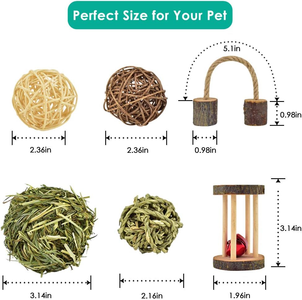 erkoon-new-12-pack-hamster-chew-toys-gerbil-rat-guinea-pig-chinchilla-chew-toys-accessories-natural-wooden-dumbbells-exercise-bell-roller-teeth-care-molar-toy-for-rabbits-bird-rabbits-hamster-gerbil