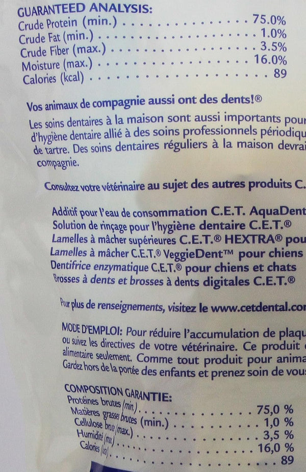 Virbac C.E.T. Enzymatic Oral Hygiene Chews, Extra Large Dog, 30 Count4