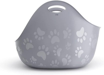 Litter Genie Cat Litter Box | Portable, Open, High Sided Cat Litter Box with Handles | Flexible Plastic Litter Box | Comfortable, Easy-Clean Cat Box8