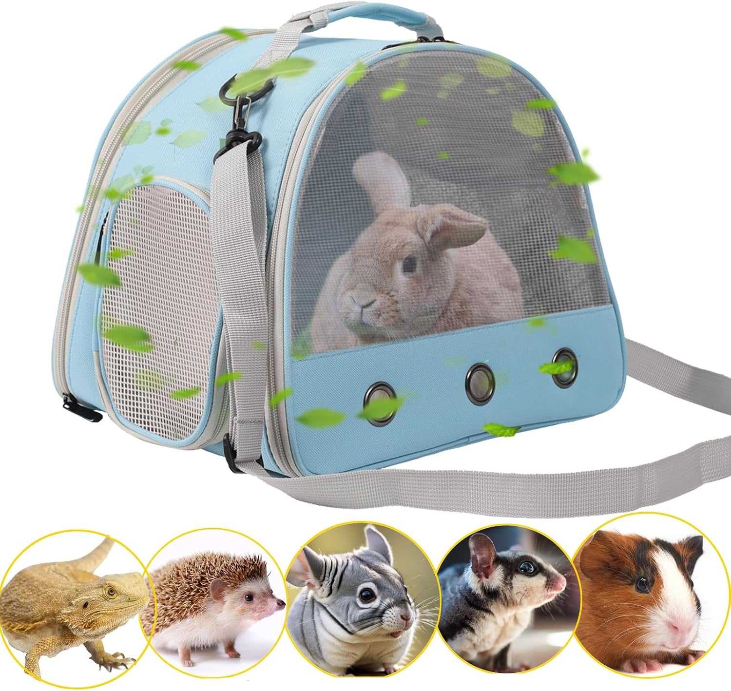 bearded-dragon-travel-carrier-lizards-carrier-small-animal-travel-carrier-for-sugar-glider-hedgehog-rat-parrot-bird-guinea-pig-portable-guinea-pig-travel-bag-for-2