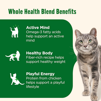 Nutrish Dry Cat Food, Chicken & Brown Rice Recipe, 14 Lb. Bag (Rachael Ray) | Vitamin E and Antioxidants Help Support a Healthy Immune System, Provides Complete & Balanced Nutrition4