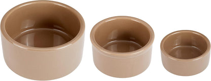 Kaytee Stoneware Ceramic Pet Hamster Bowl, Brown, 3-Inch2