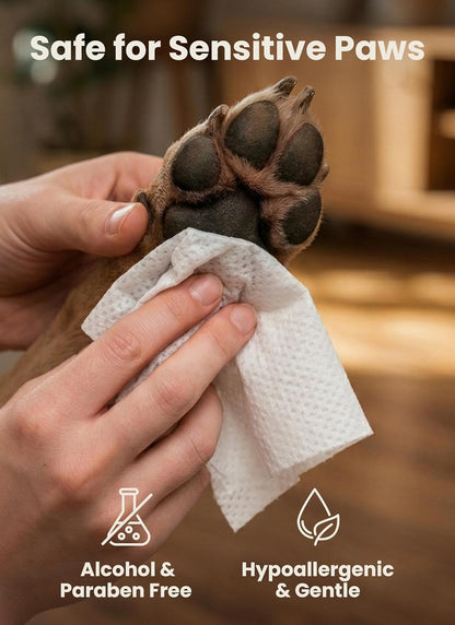 Pogi’S Dog Grooming Wipes – Hypoallergenic Pet Wipes for Paws, Body & Butt – Cleaning & Hydrating, Fragrance Free, 100 Count6