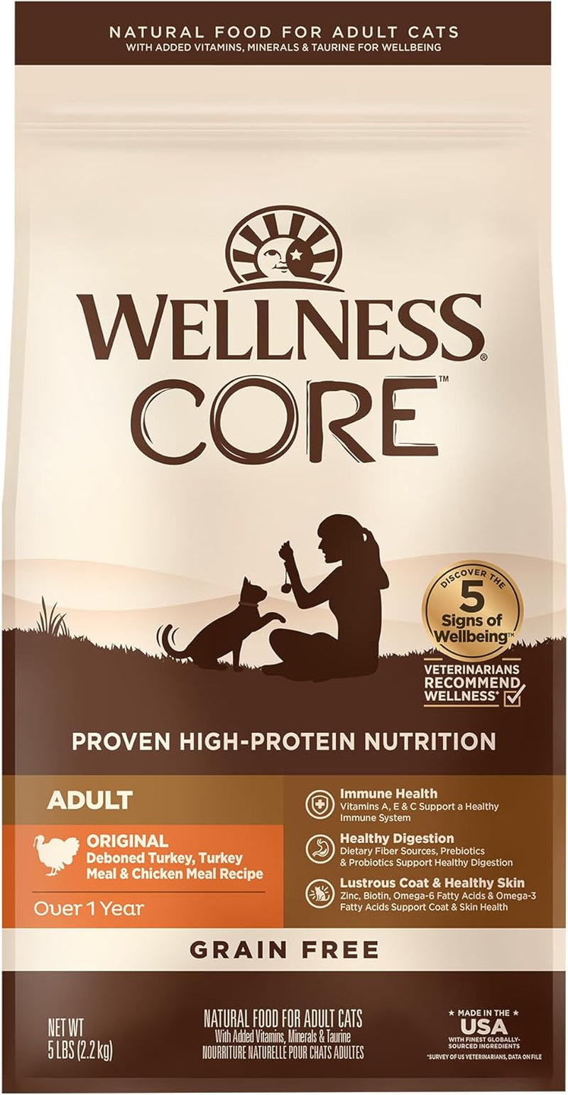 wellness-core-adult-dry-cat-food-for-indoor-cats-natural-grain-free-kibble-chicken-turkey-and-chicken-meal-recipe-5-lb-bag